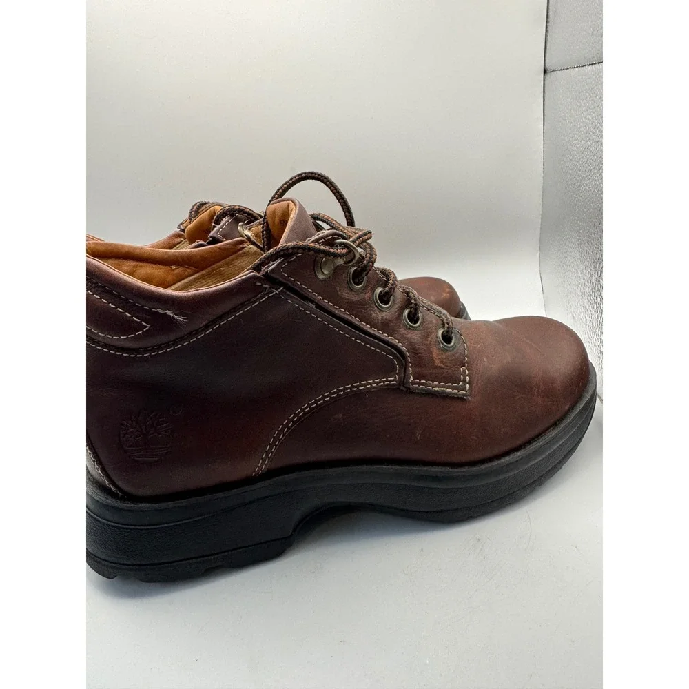 Timberland Mens‎ Brown Leather Lace Up Chukka Boots Size 8M Style 83309